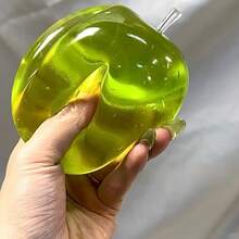 1pc Soft Pastel Color Crystal Ball, Ultra-Thin Outer Shell, Smooth Malleable Texture. A Squeezable Toy Ball And Excellent Sensory Stress Relief Toy. Ideal For Desktop Display And Office Stress Relief Gift. - Multicolor - View 5