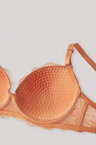 2pcs Women's Undergarment Set (With Underwire Bra & Panty) Lingerie - Yellow - View 4