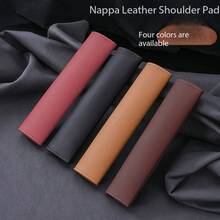 Car Additions, Soft And Skin-Friendly PU Leather Seat Belt Shoulder Pads, Suitable For All Seasons, Durable, Dirt-Resistant, Breathable, Universal For Passenger And Cargo Vehicles, Extended Safety Belt Covers To Prevent Wear - Haibo Short Shoulder Pads (single) - View 6