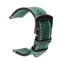 Quick Release Crazy Horse Leather Watch Band For Women Men 18mm 20mm 22mm 24mm Durable Genuine Leather Replacement Strap - Mouldless - View 15