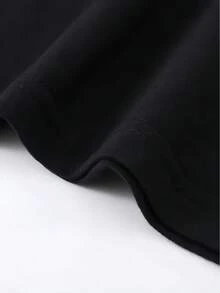 Camiseta gráfica para hombre <<SOY EL PADRE» - Camiseta divertida para papá con escritura en francés, corte holgado, ideal para uso diario y como regalo para el Día del Padre. - Negro - Ver 2