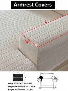 1 tấm bọc ghế sofa co giãn, chống trượt, phủ toàn bộ bề mặt, dùng được cả bốn mùa, chất liệu vải dày dặn, có thể giặt máy, chống bụi, thân thiện với thú cưng, có thể điều chỉnh kích thước cho phòng ngủ, văn phòng, phòng khách, ghế sofa hình chữ L và ghế sofa 1/2/3/4 chỗ ngồi. - Màu be - Xem 19