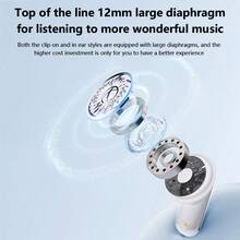 NEW SENYANG NEUE Senyang-2026 Neue kabellose Ohrhörer HiFi HD-Sound LED-Anzeige Ladecase Leicht Komfortabel In-Ear ENC Dolby Sound HD-Anrufe TWS Paare Bluetooth 6.0 Kopfhörer für iPhone für Android als Geschenk - Übersicht 5
