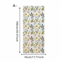 1/4pcs Rainbow Flower Static Cling Window Film, Holographic Privacy Window Sticker, Removable Floral Decorative Window Film, Suitable For Home Balcony Living Room - Multicolor - View 15