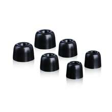3 Pairs KZ Memory Foam Eartips, Silicone Eartips Set, Comfortable Replacement Eartips Suitable For Castor/EDXpro/ZSN Pro Wireless Earphones, Black - View 8