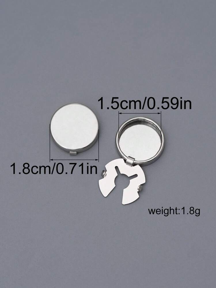 10/5pcs Button Covers, Metal Button Covers, Detachable Button Covers, 3D Decorative Buttons, Snap Buttons With Pliers, DIY Craft Accessories Suitable For Dresses, Formal Wear, Shirts - Multicolor - View 15