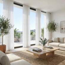 4-Piece Voile Sheer Light Filtering Curtains, Rod Pocket Drapes For Living Room & Bedroom, Soft Diffused Natural Light, Easy To Hang, Ideal Window Treatment & Room Divider - 綠色 - 查看 11