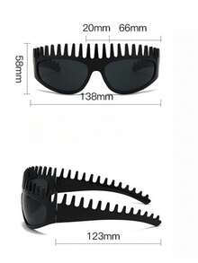 Bandeaux de lunettes à dents ondulées, imprimé léopard large, simple, antidérapant, convenant aux femmes et aux hommes pour le lavage du visage et les soins de la peau. Accessoire capillaire de beauté pour la maison, l'été, les vacances, les voyages, le style Y2K, les festivals, les fêtes - Style aléatoire - Voir 5