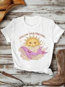 Women T-Shirts - White - View 1