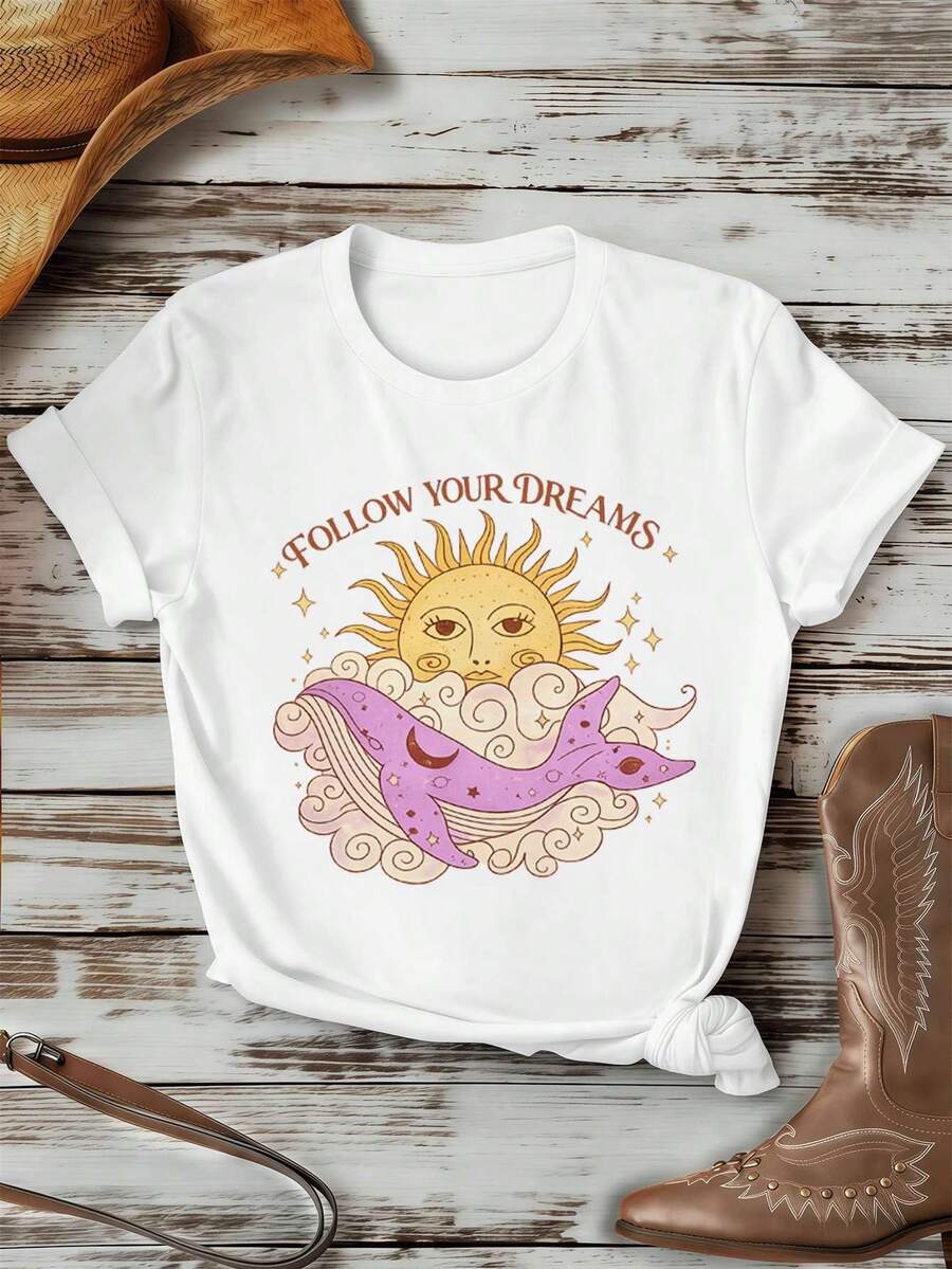Women T-Shirts - White - View 1