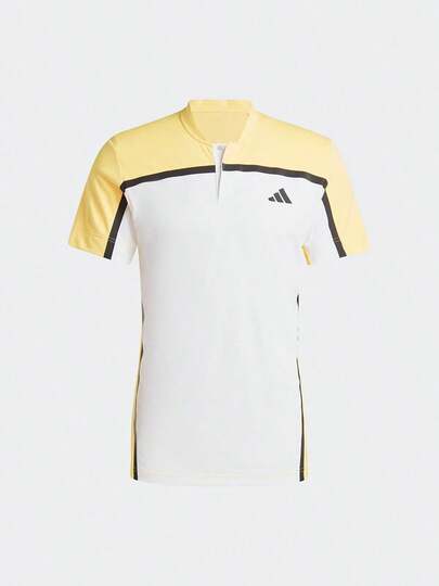 Adidas 男士时尚舒适休闲修身短袖T恤 IS8969，春夏款