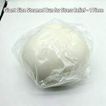 1pc Soft Squeezable Japanese Steamed Bun, Slow Rebound & Highly Malleable Texture, Pressable To Create Indentations, Helps Relieve Stress For Teens And Adults, Suitable For Birthday, Holiday, April Fool's Day Gift, Size: 10cm - Multiple Colors and Random Colors - View 8