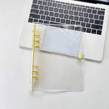 Kẹp gáy sách kim loại trong suốt hình lá hoa hồng A5, Gáy sách rời A5 kèm trang bổ sung, Album dán, Sách dán trong suốt, Sách dán, Túi đựng ảnh, Album ảnh, Sổ kế hoạch ngân sách, Nhật ký, Sổ tay, Văn phòng phẩm - A5 - Xem 9