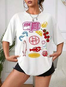 Women T-Shirts - White - View 1
