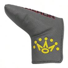 Red & Black Taylor Plum Blossom Crown L-Shaped & Straight Golf Putter Head Covers - Sọc lưới màu xám - Xem 7