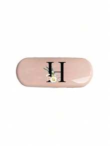 Hard Eyeglass Case With A-Z Letter & Pink Daisy Flower Print, Portable Protective Eyewear Case, Waterproof Dustproof Glasses Storage Box, Suitable For Students Daily Use, Mother's Day Gift, Fits Regular Glasses And Fashion Glasses - Multicolor - View 28