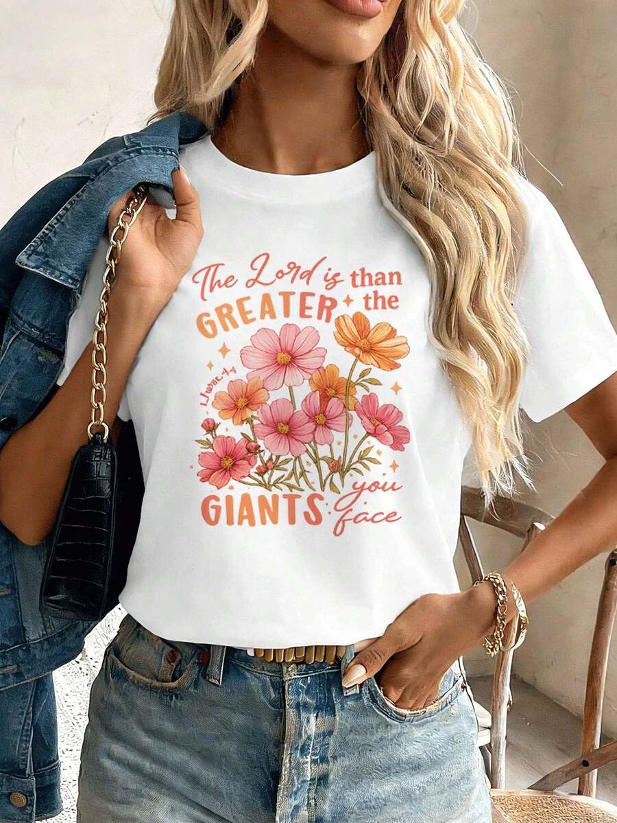 Women T-Shirts - White - View 1