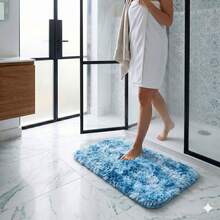 3-Piece Set Of High Pile Bath Mat. - 綠松石 - 查看 4