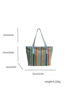 Large Capacity Handbag For Women, New Arrival Fashion Versatile Commuter Shoulder Tote Bag - Multicolor - View 2