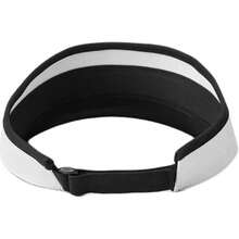 Alo Yoga Colorblock Visor Color-Block Design Cotton Sun Hat, Unisex And Couple Style. - 黑與白 - 查看 3