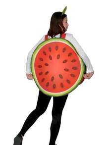 Watermelon Costume Top, Suitable For Summer Fruit Festival, Carnival Party, Adult One Size Fits Most Cosplay - Multicolor - View 5