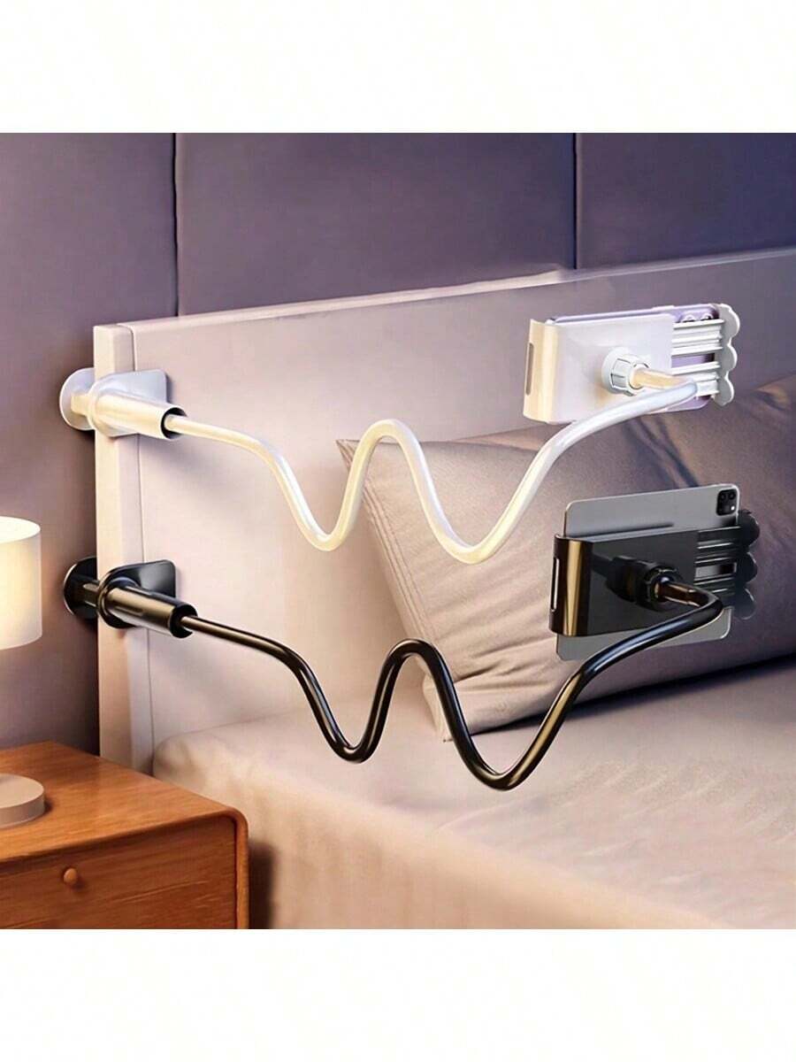 1 cái giá đỡ điện thoại/máy tính bảng xoay 360° đế xoắn ốc kiểu dáng thoải mái để cạnh giường ngủ, thích hợp cho mùa tựu trường. - Nhiều màu - Xem 1