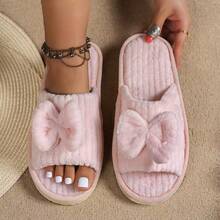 Who Can Resist The Gentle Bowknot! EVA Open-Toe Slippers Are Super Stylish To Wear In Spring And Autumn - Women's Slippers - View 1