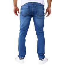 Slim Fit Stretch Denim Pants For Men John Silver - Blue - View 2