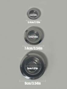 6pcs 3pcs 1pc Filter Wastafel Multifungsi Stainless Steel, Anti Sumbat dan Anti Karat, Mudah Dipasang di Dapur dan Kamar Mandi, Dekorasi Rumah, Dekorasi Kamar Mandi, Dekorasi Musim Gugur, Kembali ke Sekolah - Perak - View 3