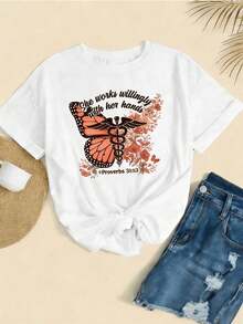 Women T-Shirts - White - View 2