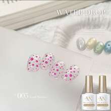 MIANEL GEL 2026新款防水水滴形亮油指甲油，透明水滴设计，适合夏季美甲沙龙使用 - 彩色 - 查看 21