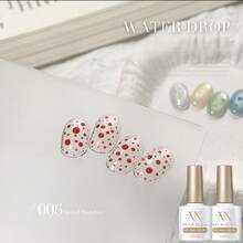 MIANEL GEL 2026新款防水水滴形亮油指甲油，透明水滴设计，适合夏季美甲沙龙使用 - 彩色 - 查看 18