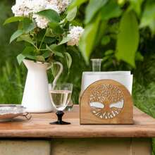 Wooden Tissue Box Holder, Suitable For Decoration In Restaurants, Bars, Hotels, Home Kitchen Countertops - C - View 5