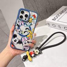 This Disney Mickey Mouse Lanyard Phone Case Is Fully Covered In TPU Material, Features Strong Magnetic Closure, Is Shockproof And Lightweight, And Is Compatible With IPhone17/16/11/13/15/15 Plus/15 Pro/15 Pro Max/12/14 Pro Max/11 Pro Max/12 Pro/12 Pro Max/13. This Phone Case Is A Popular Birthday Gift Or Business Gift Choice; It Is Durable, Stain- And Fingerprint Resistant, And Suitable For Both Men And Women. The Set Also Includes A Mickey Mouse Phone Case And A Mickey Mouse Plush Bracelet, Making It A Perfect Gift For Friends And Family. This Stylish Phone Case Is Fun, Lightweight, And Durable. IPhone17 Pro Max Phone Case, Minnie Mouse Phone Case. - Clear - View 6