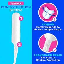 Sr Kit Multack Wit LeakGuard Braid Ular/Super Orncy Ea First Tampon Trial Unscented 2 Count - 12 件裝 - 查看 6