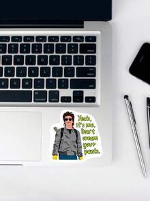 Hình dán hài hước "Đừng có tè ra quần" của Steve Harrington, câu nói dí dỏm từ chương trình truyền hình retro thập niên 80, thích hợp dán lên laptop và Kindle, quà tặng nghệ thuật dành cho người hâm mộ. - Nhiều màu - Xem 5