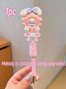 1/2/12支裝 Melody And 系列旋轉式陶瓷圓珠筆 0.5mm，可愛卡通風學生用圓珠筆，適合考試，精緻日常與節日禮物，配件文具用品 - 彩色 - 查看 14