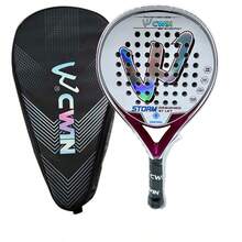 Vợt tennis composite, mặt vợt bằng sợi carbon và chất liệu EVA mềm, kèm túi đựng vợt. - Hồng - Xem 15