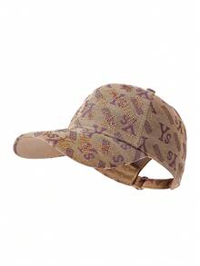 1pc Y2K Style Vintage Baseball Cap, Letter Pattern, Women's Accessory, Summer Golf Hat, Dad Hat, Adjustable, Classic Low Profile Solid Color Cap, Outdoor Sun Hat, Unisex Fashion Casual American Style Denim Hat, Perfect Gift Choice, Wide Brim Snapback Cap Suitable For Daily Casual Wear Men And Women - Baseball Cap - View 6