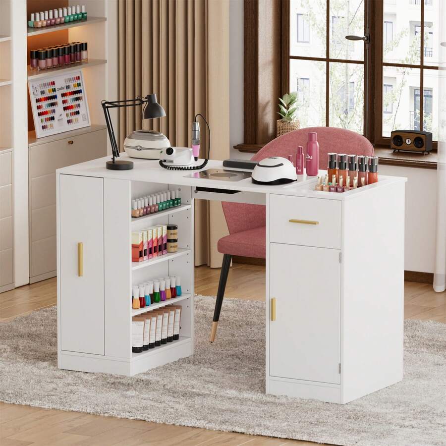 Vanities & Vanity Benches - White - View 1