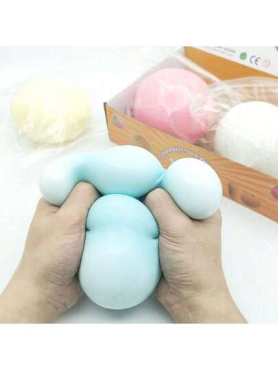 10cm Extra Large Fluffy Squishy Ball, Stress Relief Giant Fluid Ball, Oversized Slow Rebound Squeeze Toy, Extra Large Fluid Pressure Release Toy, Mud Feeling Moochi Squeeze Toy, Surprise Gift, Birthday Gift, Christmas Gift, Perfect Gift, Gift Toy