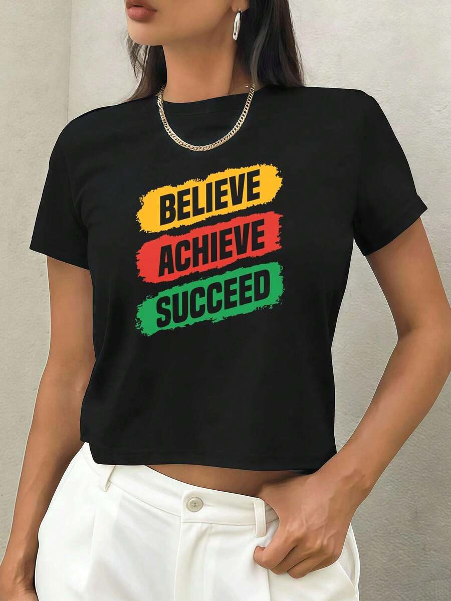 Women T-Shirts - Black - View 1