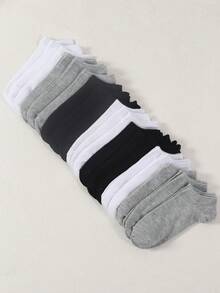 20 Pairs Women's Colorful Ankle Socks, Thin Casual Fashion Low Cut Socks For Summer - Multicolor - View 10