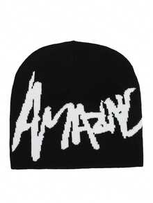 1件/2件/3件装字母针织帽提花帽时尚街头骑行帽送礼佳选男士针织帽女士针织帽字母波西米亚风腈纶其他针织帽四季皆宜 - A - 查看 14