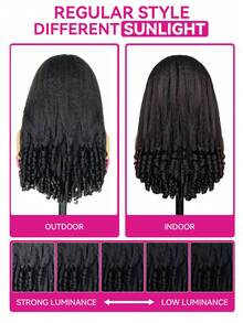 ISEE HAIR Wear Go 半头假发 缅甸卷发/蓬松直发 灵活贴合 三合一半头假发 带抽绳 即戴即用 无胶真人发假发 180% 密度 18-28 英寸常规长度 未经加工 新手友好 - SNatural - 查看 8