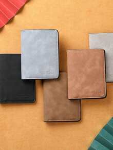Multi-Color Matte Faux Leather Card Holder | Ultra-Thin Compact Card Case | Luxe Matte Finish For A Minimalist, Sophisticated Look | Multi-Compartment Wallet For IDs And Credit Cards | Perfect For Work, Commuting, Daily Use, And Campus Life | Ideal For Birthdays And Holidays | Precision-Stitched Reinforcement | Scratch-Resistant - Multicolor - View 2