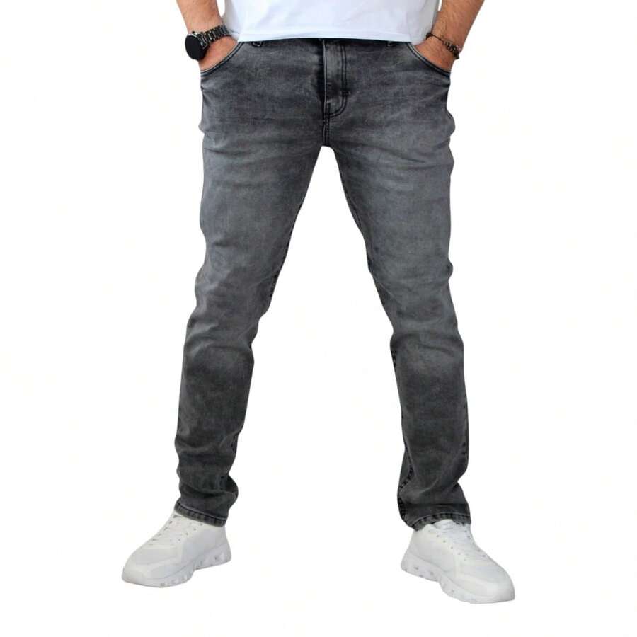 John Silver Men Jeans - Light Grey - View 1
