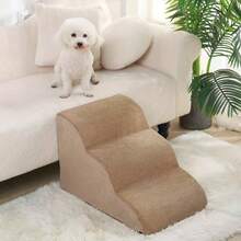 1. Cầu thang leo cho thú cưng màu be, đáy chống trơn trượt, mềm mại và bền bỉ, có thể tháo rời và giặt được, rất phù hợp cho chó bị thương hoặc chó già, thú cưng bị đau khớp. - Màu be - Xem 2
