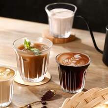 Cốc cappuccino 90/130/150/200ml, thích hợp cho sử dụng tại nhà và trong kinh doanh. - trong suốt - Xem 1