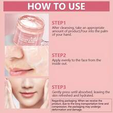 XIOIMY 胶原蛋白和生物素面膜 - 不含酒精，深层保湿，增强皮肤弹性，提亮肤色，胶原蛋白面膜 - 粉色 - 查看 9